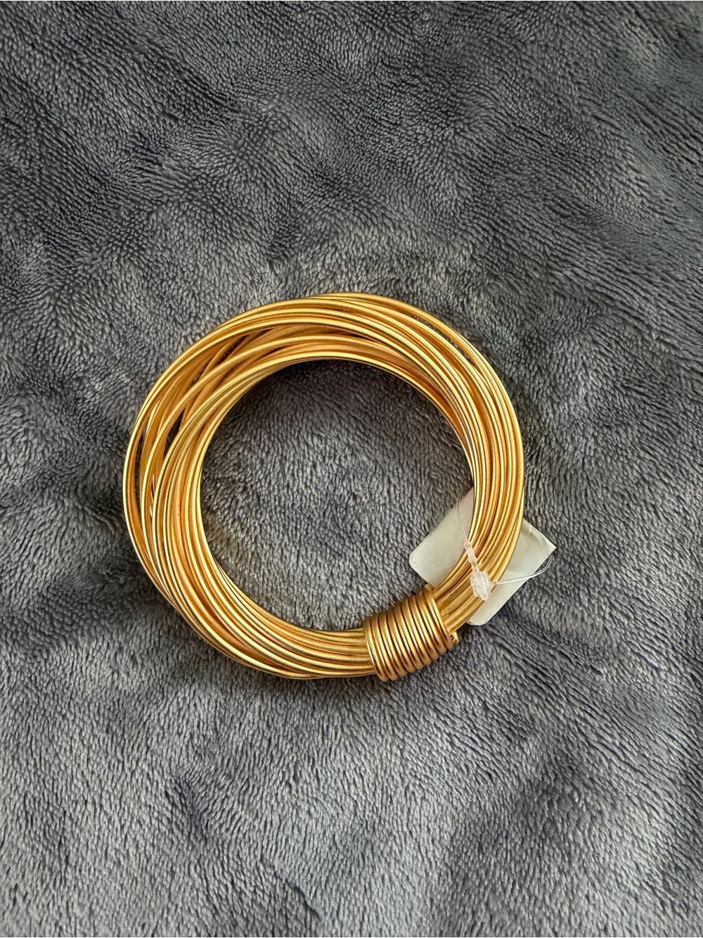 Gold Multi-Strand Coil Bracelet